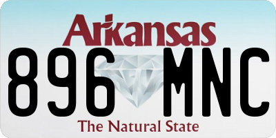 AR license plate 896MNC