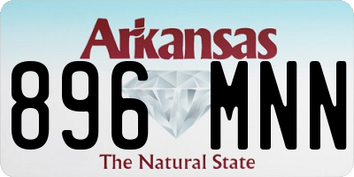 AR license plate 896MNN