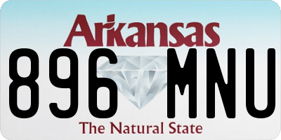 AR license plate 896MNU