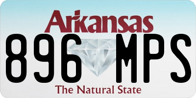 AR license plate 896MPS