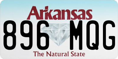AR license plate 896MQG