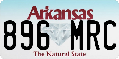 AR license plate 896MRC