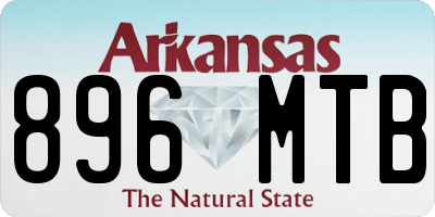 AR license plate 896MTB