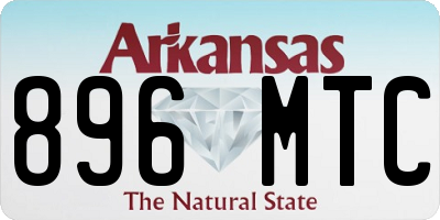 AR license plate 896MTC
