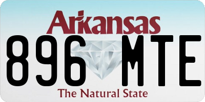 AR license plate 896MTE