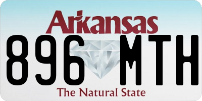 AR license plate 896MTH