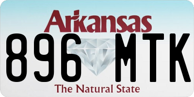 AR license plate 896MTK