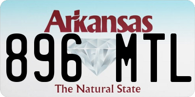 AR license plate 896MTL
