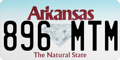 AR license plate 896MTM