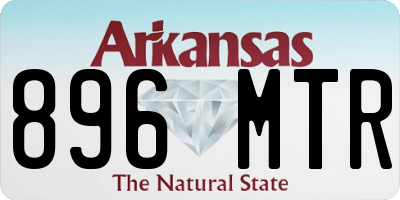AR license plate 896MTR