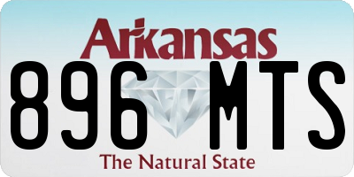 AR license plate 896MTS