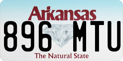 AR license plate 896MTU