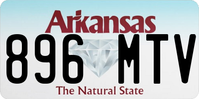 AR license plate 896MTV