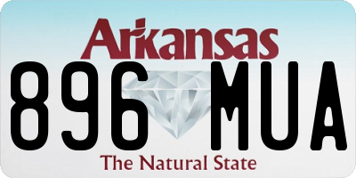 AR license plate 896MUA