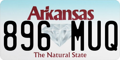 AR license plate 896MUQ