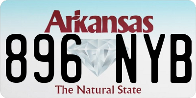 AR license plate 896NYB