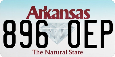 AR license plate 896OEP
