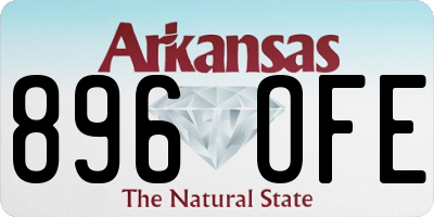 AR license plate 896OFE