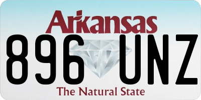 AR license plate 896UNZ