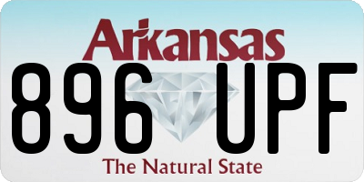 AR license plate 896UPF