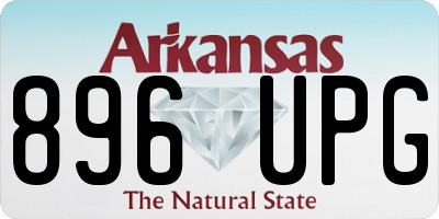 AR license plate 896UPG