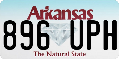 AR license plate 896UPH