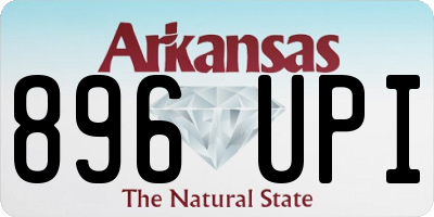 AR license plate 896UPI