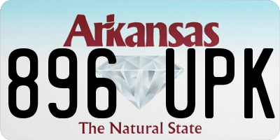 AR license plate 896UPK