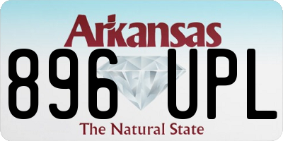 AR license plate 896UPL