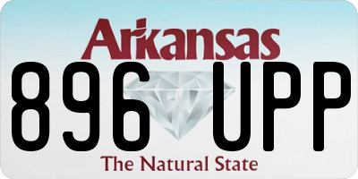 AR license plate 896UPP