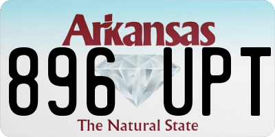 AR license plate 896UPT