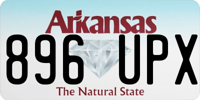 AR license plate 896UPX