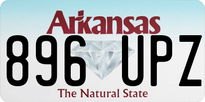 AR license plate 896UPZ