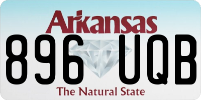 AR license plate 896UQB