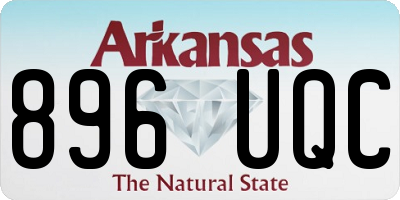 AR license plate 896UQC