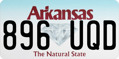 AR license plate 896UQD