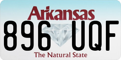 AR license plate 896UQF