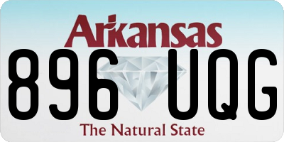 AR license plate 896UQG