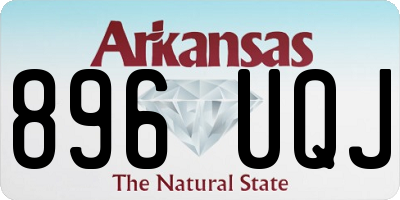 AR license plate 896UQJ