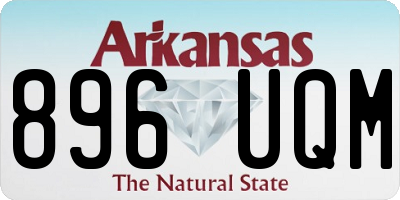 AR license plate 896UQM