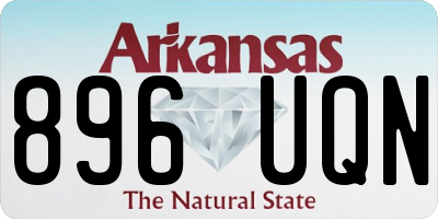 AR license plate 896UQN