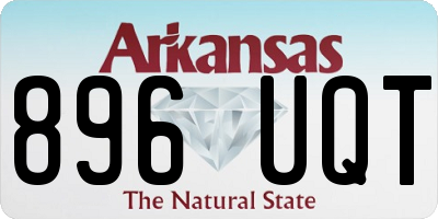 AR license plate 896UQT