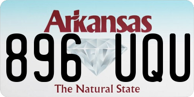AR license plate 896UQU