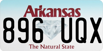 AR license plate 896UQX