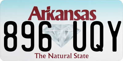 AR license plate 896UQY