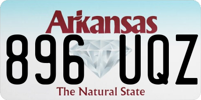 AR license plate 896UQZ