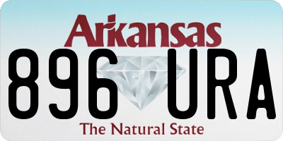 AR license plate 896URA
