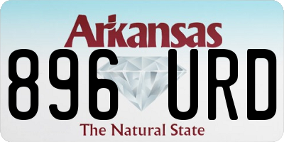 AR license plate 896URD