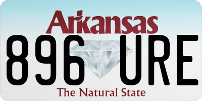 AR license plate 896URE