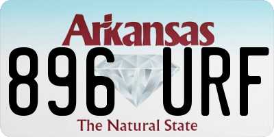 AR license plate 896URF